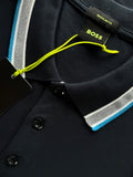 PLAYERA POLO BOSS AZUL