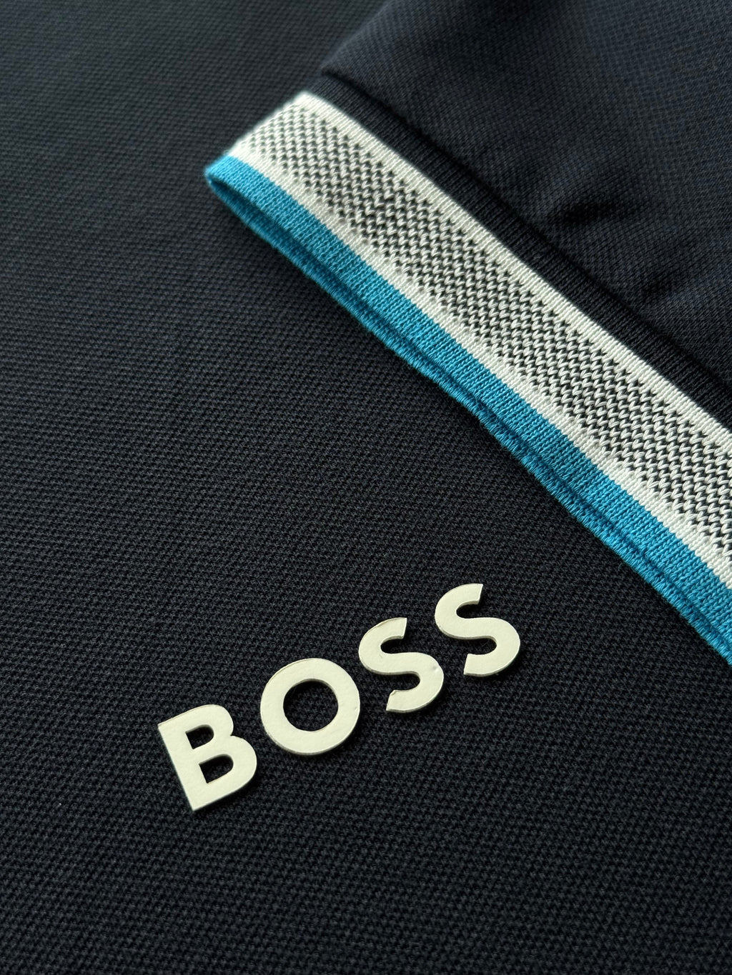 PLAYERA POLO BOSS AZUL