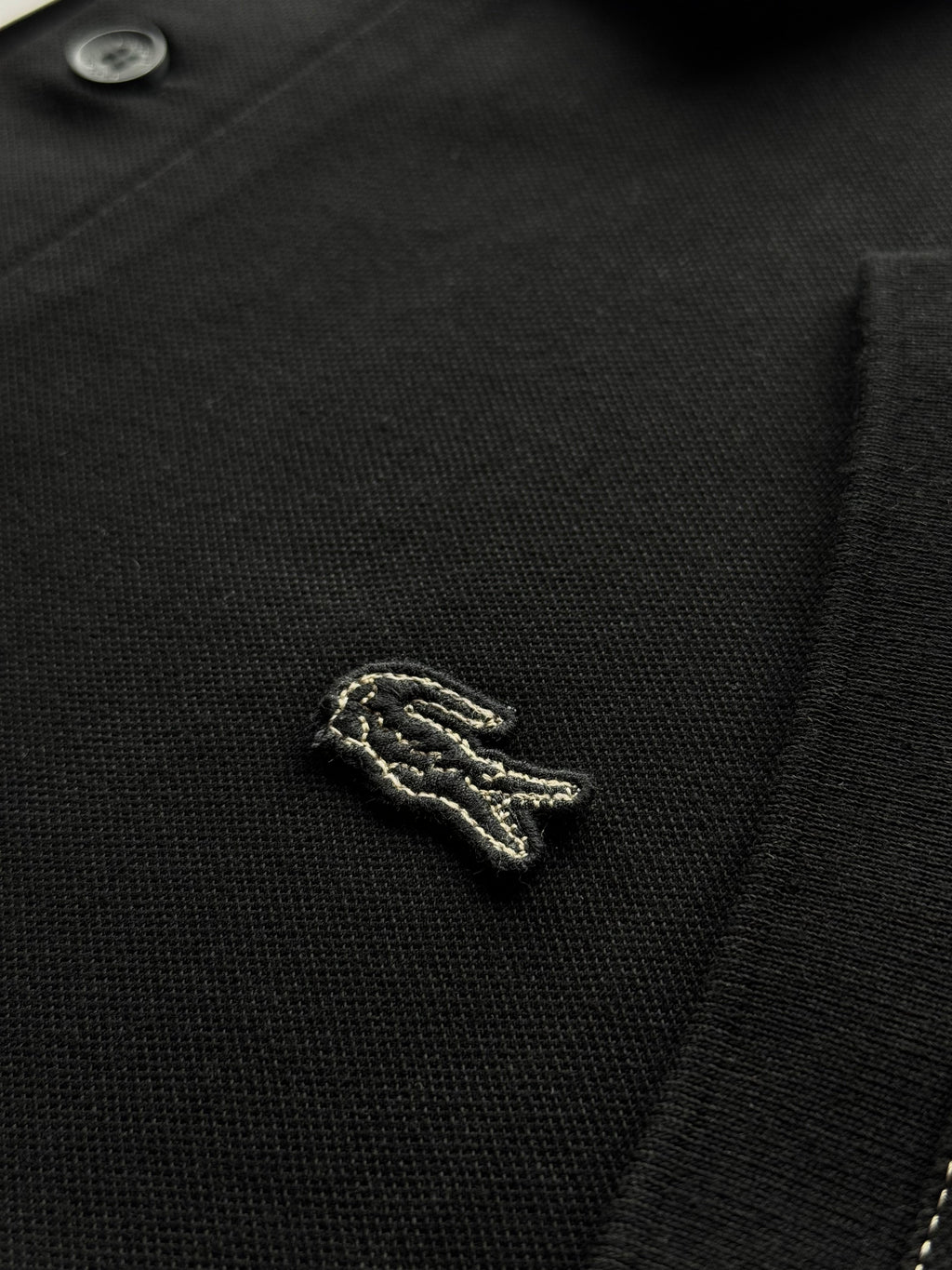 PLAYERA POLO LACOSTE NEGRO