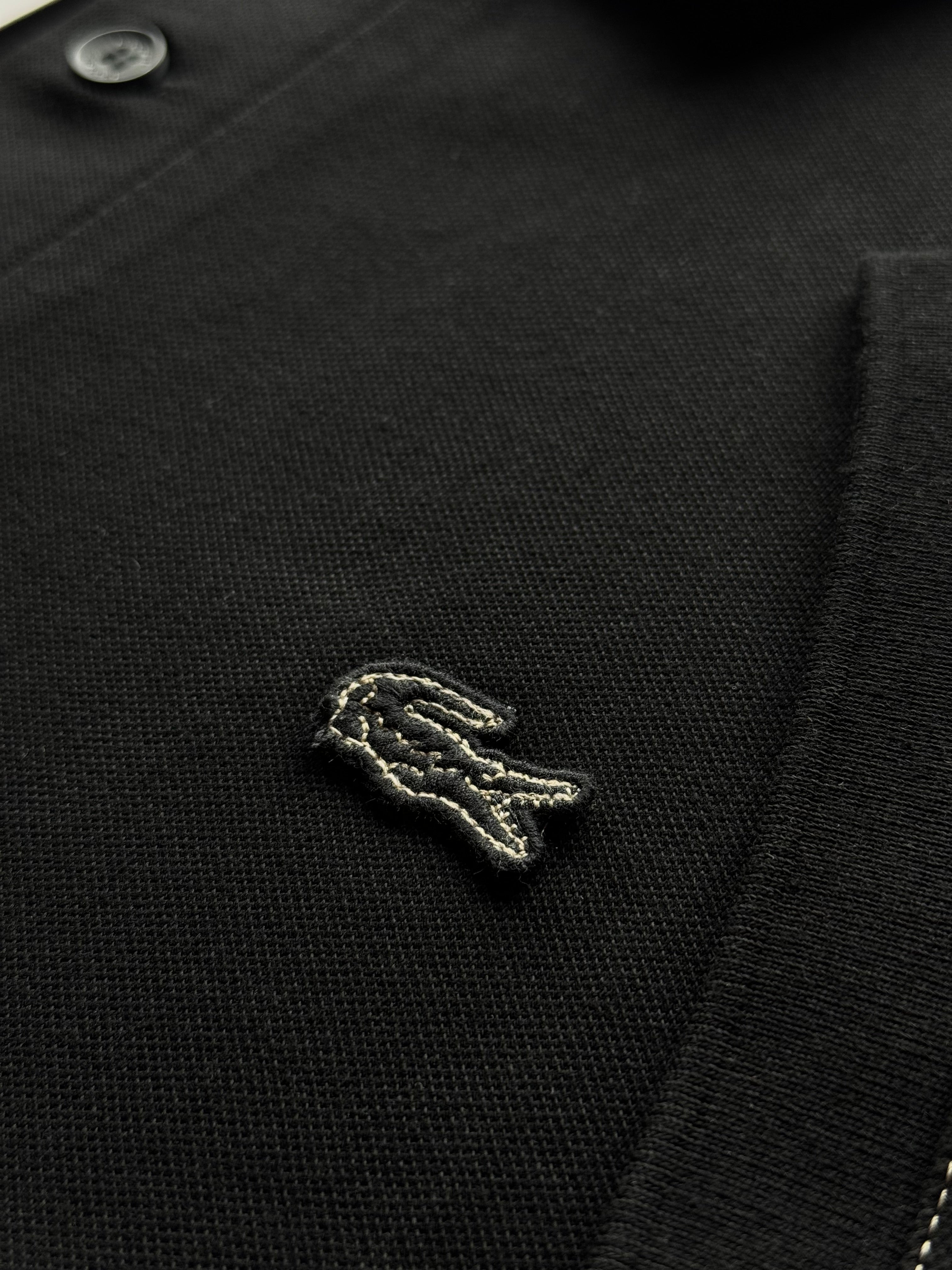 PLAYERA POLO LACOSTE NEGRO